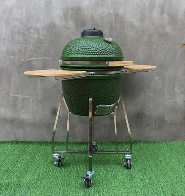 Barbacoa Cerámica Carbón 18 Pulgadas Kamado Color Verde 48cm