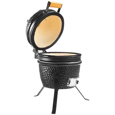 Color negro los 32cm resistencia encendida grado alto de la parrilla de Kamado de 13 pulgadas