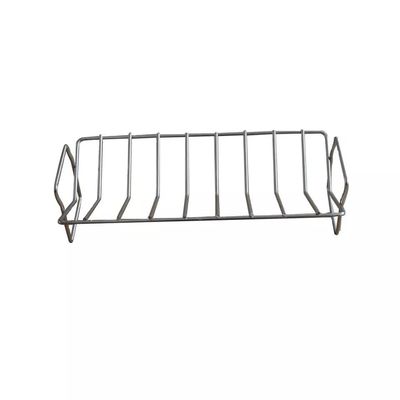 estante inoxidable de la costilla de los accesorios de la parrilla de los 42x18x12cm Kamado para fumar y asar a la parrilla