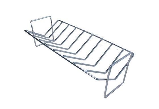 estante inoxidable de la costilla de los accesorios de la parrilla de los 42x18x12cm Kamado para fumar y asar a la parrilla