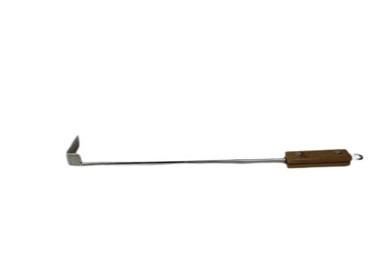 Accesorios para parrillas Kamado de 42,5x6 cm, herramienta para cenizas de acero inoxidable