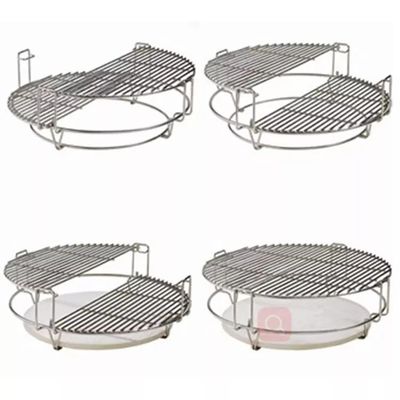 Accesorios para parrilla Kamado de acero inoxidable Divide and Conquer BBQ