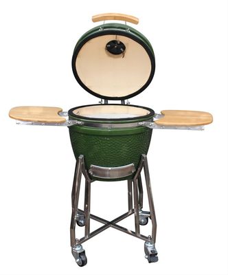 Utensilios de cocina Kamado Grill de 48 cm y 18 pulgadas, todo en un color verde