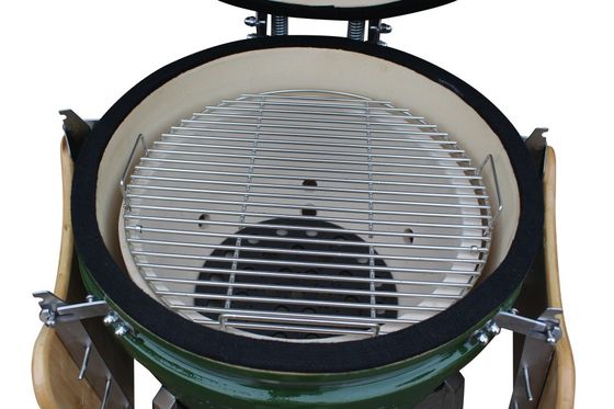 Utensilios de cocina Kamado Grill de 48 cm y 18 pulgadas, todo en un color verde