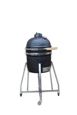 Color Negro 39cm 15 Pulgadas Kamado Grill Acero Inoxidable