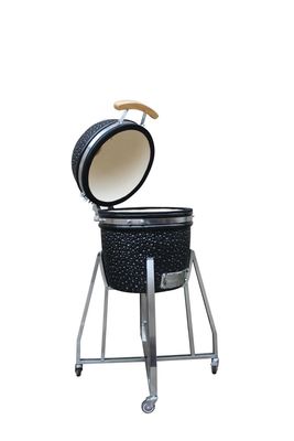 Carbón Cerámico Color Negro 39cm Kamado Parrilla 15 Pulgadas