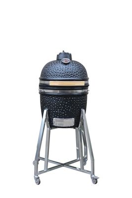 Cerámica 15 Pulgadas Kamado Grill Color Negro 39cm Utensilios De Cocina
