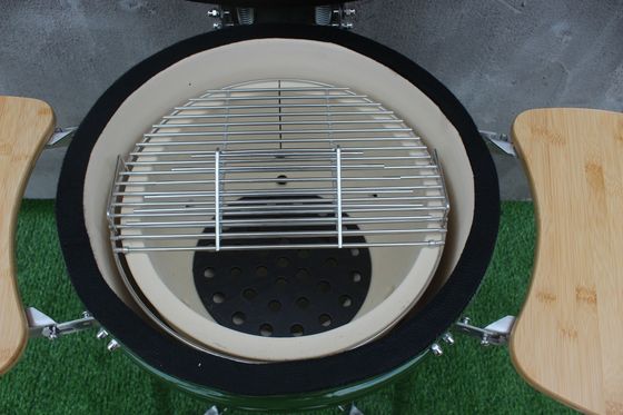 Barbacoa Cerámica Carbón 18 Pulgadas Kamado Color Verde 48cm
