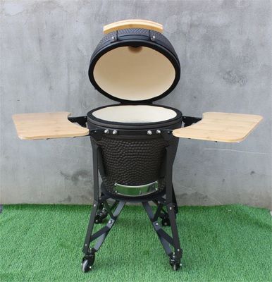 Color negro mate 50 cm 20 pulgadas Kamado Grill carbón al aire libre