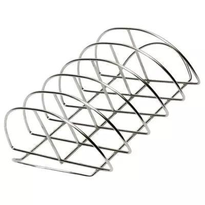estante de la costilla del acero inoxidable de los accesorios de la parrilla de los 41x25.5x12cm Kamado para fumar y asar a la parrilla