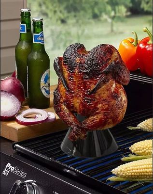 Utensilios de cocina Lata de cerveza de cerámica Titular de pollo