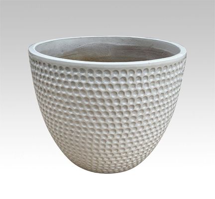 2&quot; alto encendido esmaltó los potes de cerámica para afuera 16&quot; 20&quot; 24&quot; 61 x 48